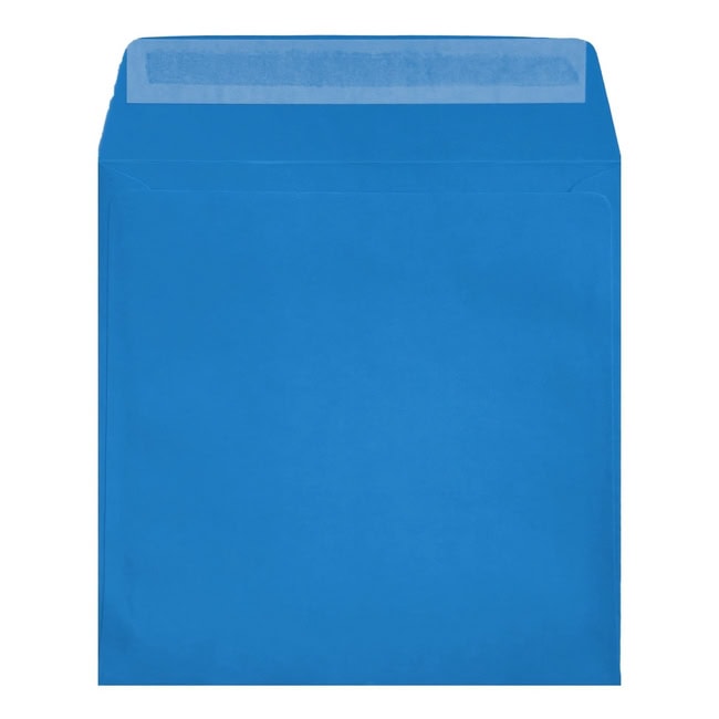 Clariana Bright Blue Envelope 155mm Square Wallet Open
