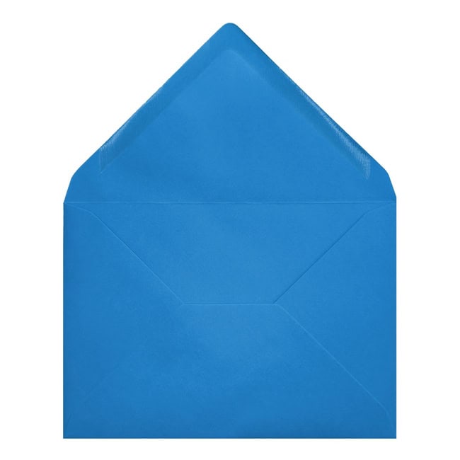 Clariana Bright Blue Envelope B6 Open