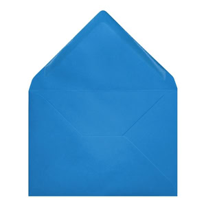 Clariana Bright Blue Envelope Bc Open