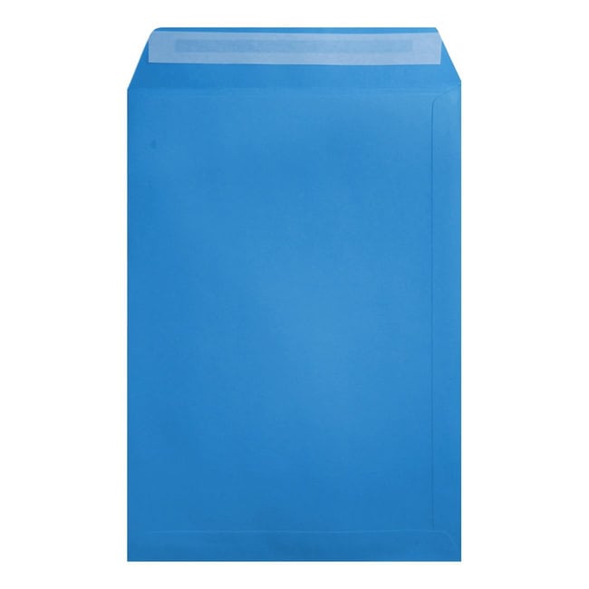 Clariana Bright Blue Envelope C4 Pocket Open