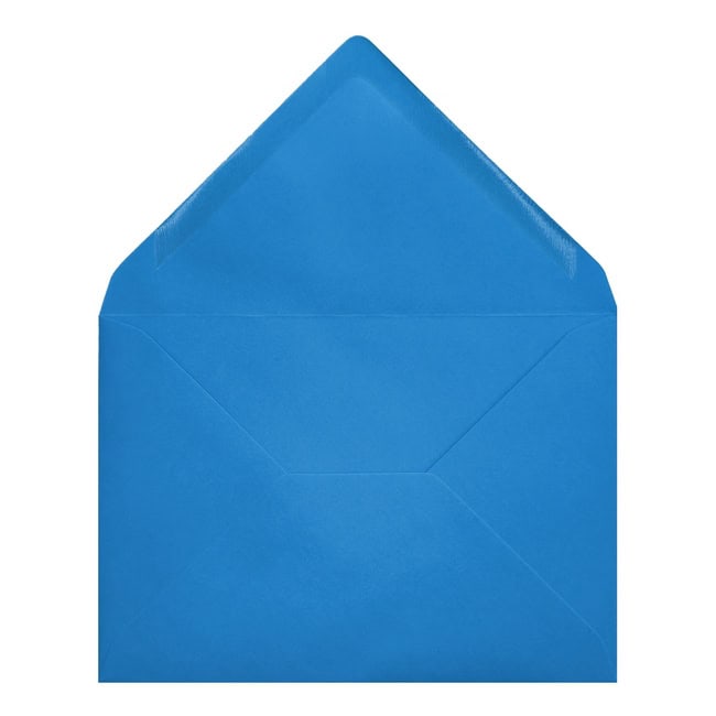 Clariana Bright Blue Envelope C5 Open