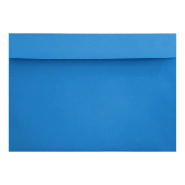 Clariana Bright Blue Envelope C5 Wallet Closed