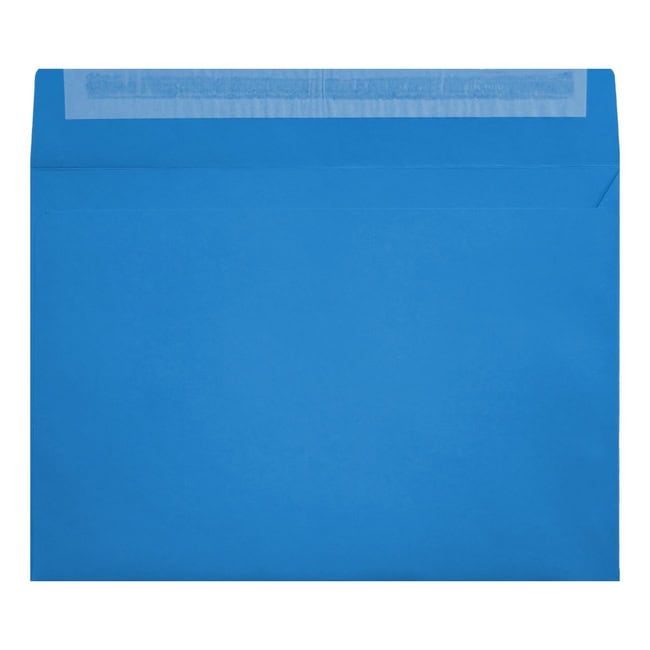 Clariana Bright Blue Envelope C5 Wallet Open