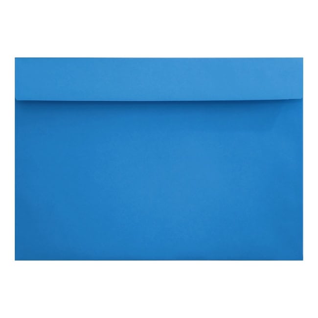 Clariana Bright Blue Envelope C6 Wallet Closed