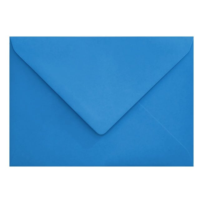 Clariana Bright Blue Envelope C7 Closed