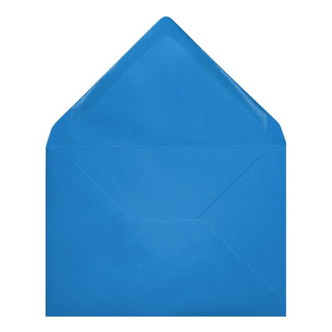 Clariana Bright Blue Envelope C7 Open