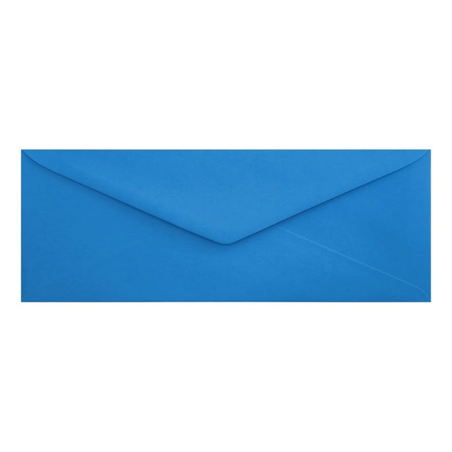 Clariana Bright Blue Envelope Letterbox Closed
