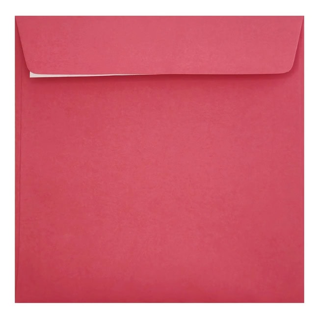 Clariana Bright Pink Envelope 155mm Square Wallet Closed