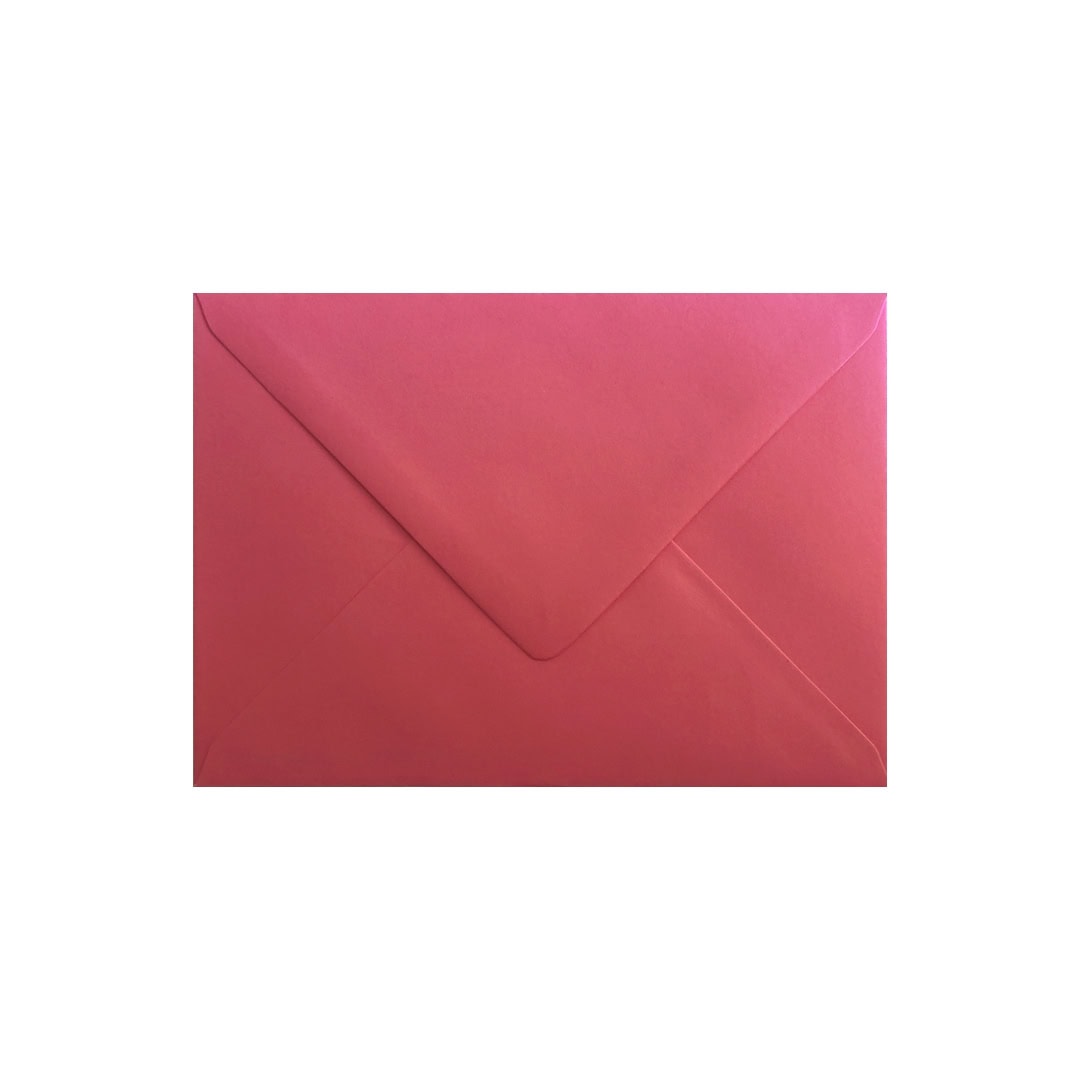 Bright Pink 114mm x 162mm C6 Envelope. Gummed. 120gsm V-Flap.
