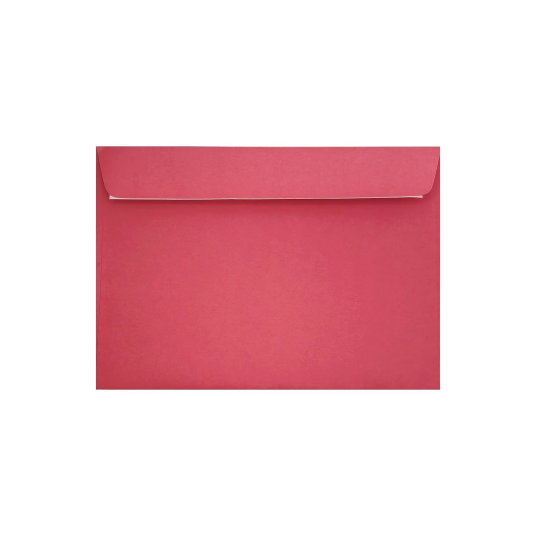 Bright Pink 114mm x 162mm C6 Envelope. Peel/Seal. 120gsm Wallet Flap.