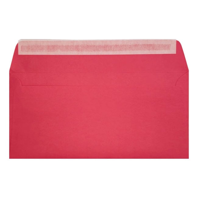 Clariana Bright Pink Envelope Dl Wallet Open