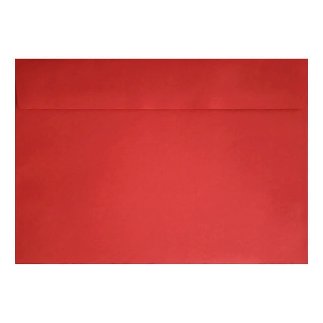 Clariana Bright Red Envelope C5 Wallet Closed