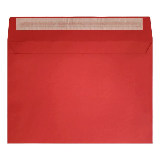 Clariana Bright Red Envelope C5 Wallet Open