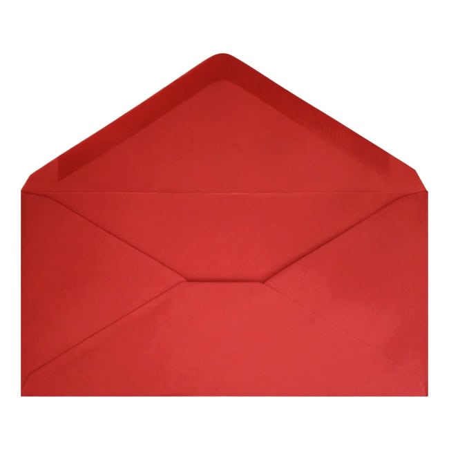 Clariana Bright Red Envelope Dl Open