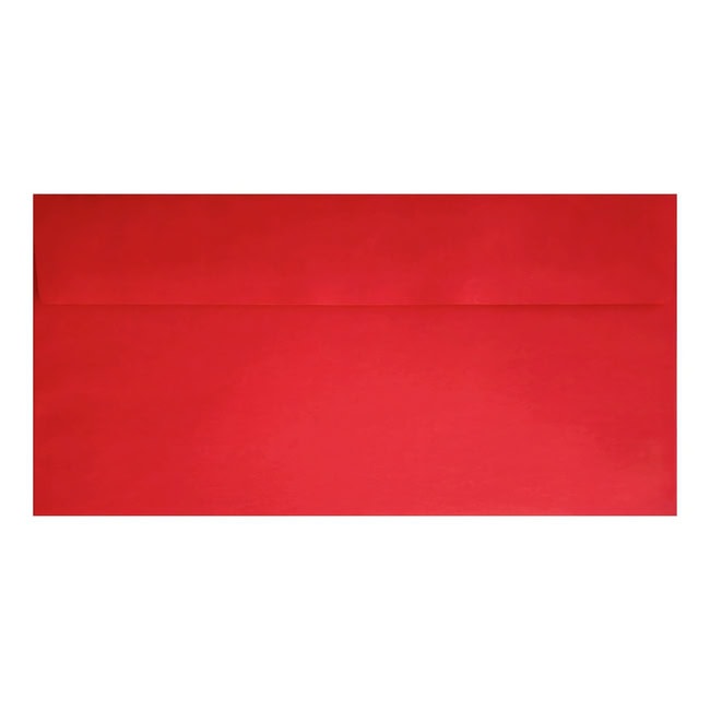 Clariana Bright Red Envelope Dl Wallet Closed