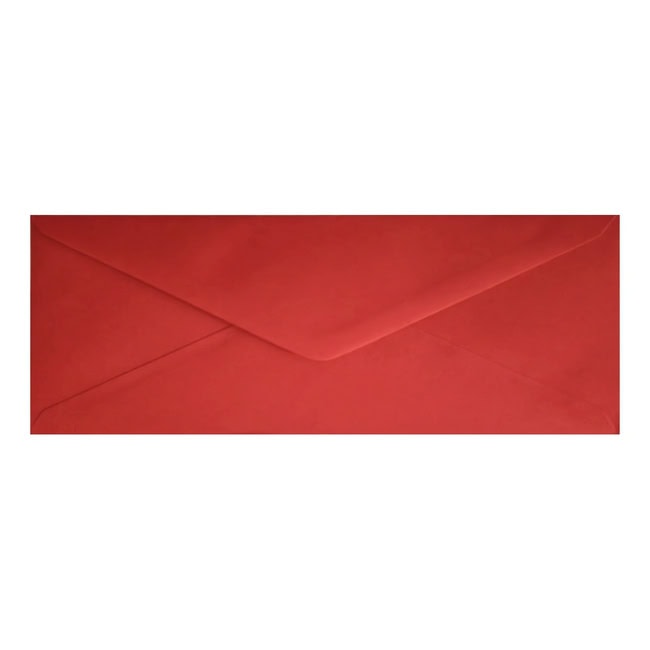 Clariana Bright Red Envelope Letterbox Closed