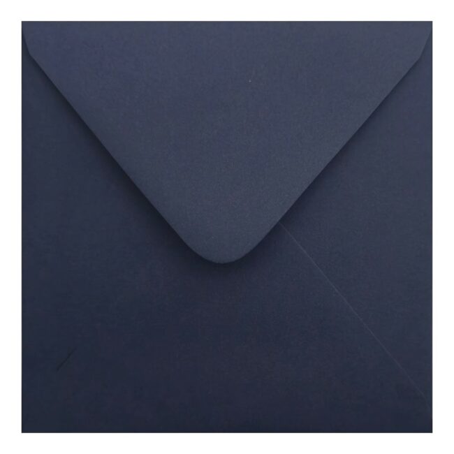 Clariana Dark Blue Envelope 155mm Square Closed