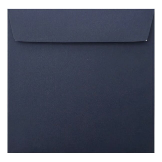 Clariana Dark Blue Envelope 155mm Square Wallet Closed