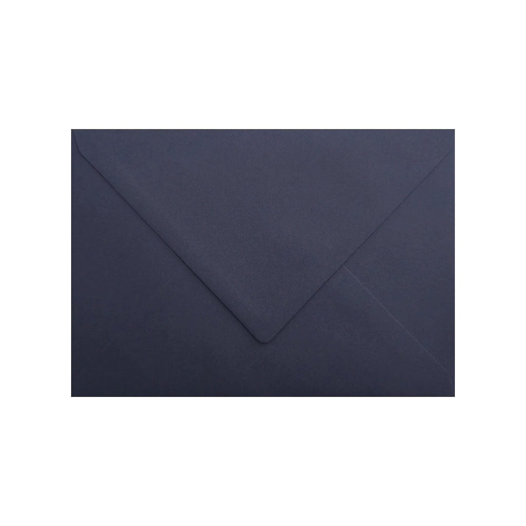 Dark Blue 133mm x 184mm 5×7 Inch Envelope. Gummed. 120gsm V-Flap.