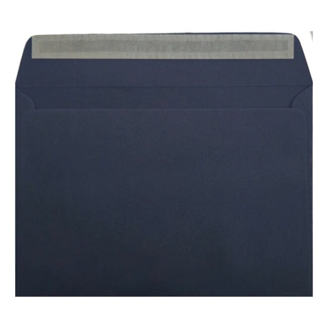 Clariana Dark Blue Envelope C6 Wallet Open