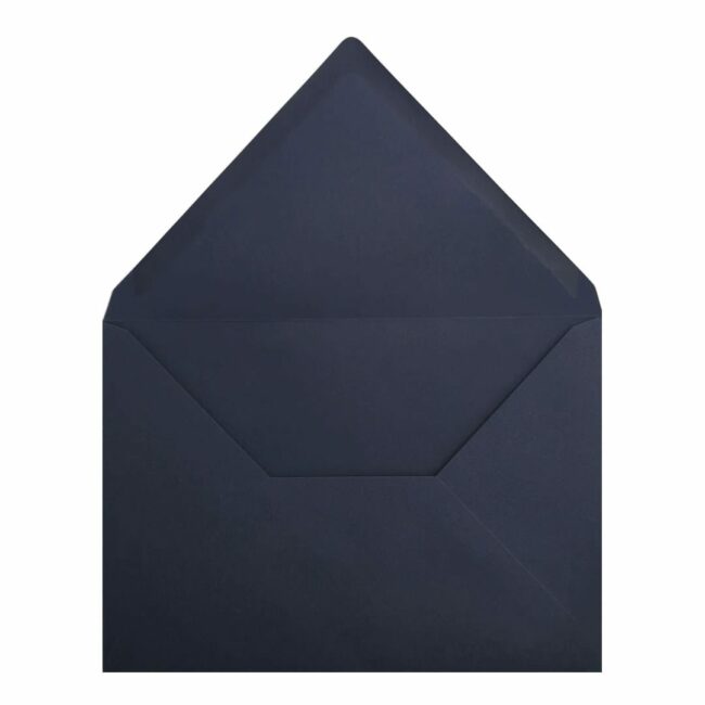 Clariana Dark Blue Envelope C7 Open