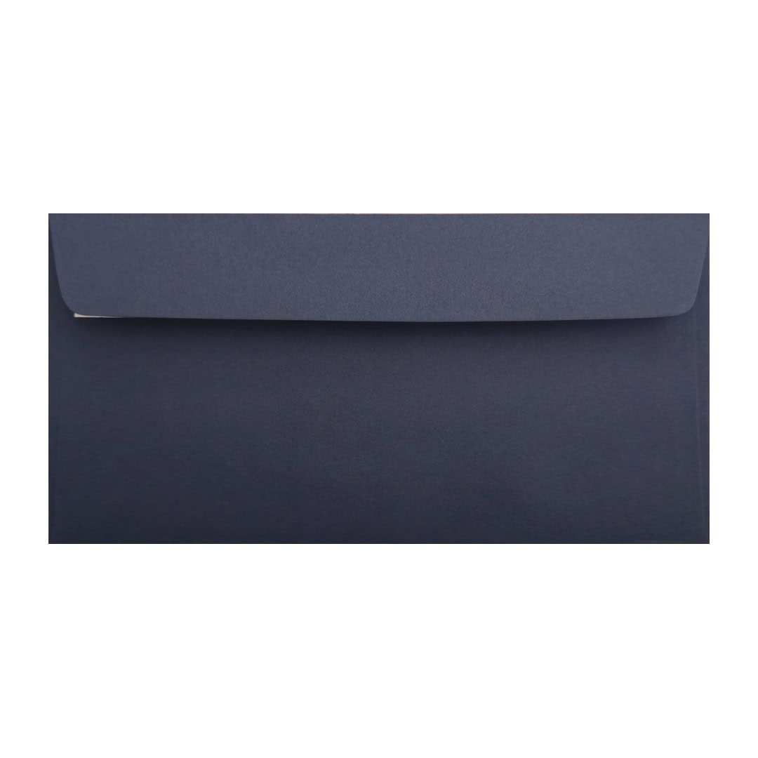 100 Dark Blue 110mm x 220mm DL Envelopes. Peel/Seal. 120gsm Wallet Flap. Value Pack.