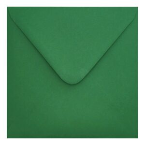 Clariana Dark Green Envelope 130mm Square Closed