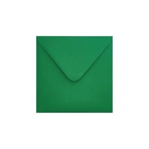 Clariana Dark Green Envelope 130mm Square Ratio