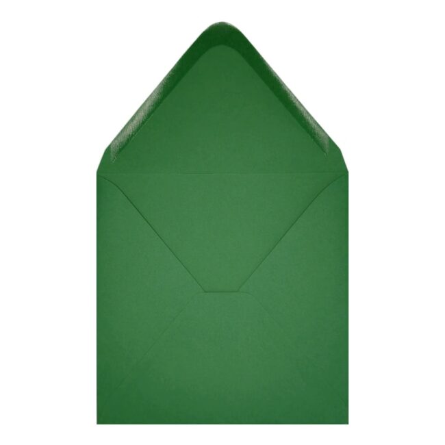 Clariana Dark Green Envelope 155mm Square Open