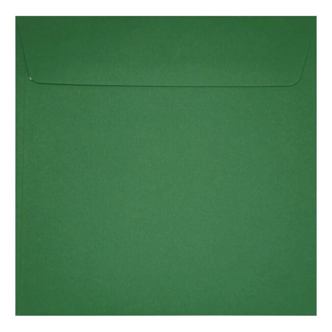 Clariana Dark Green Envelope 155mm Square Wallet Closed