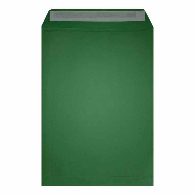 Clariana Dark Green Envelope C4 Pocket Open
