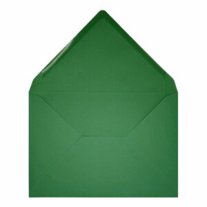 Clariana Dark Green Envelope C5 Open