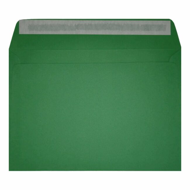 Clariana Dark Green Envelope C5 Wallet Open