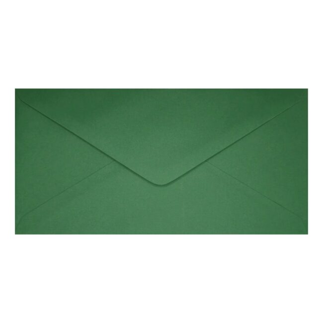 Clariana Dark Green Envelope Dl Closed