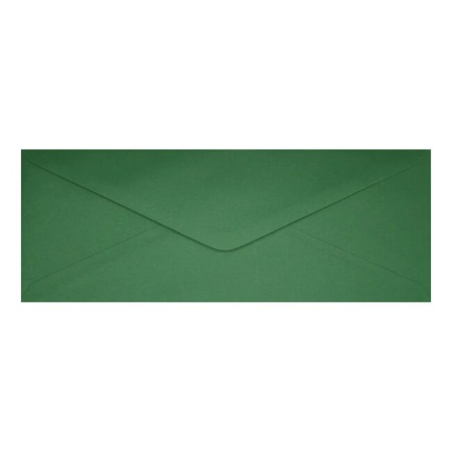 Clariana Dark Green Envelope Letterbox Closed