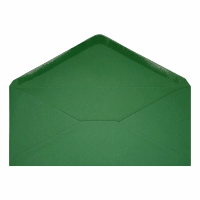 Clariana Dark Green Envelope Letterbox Open