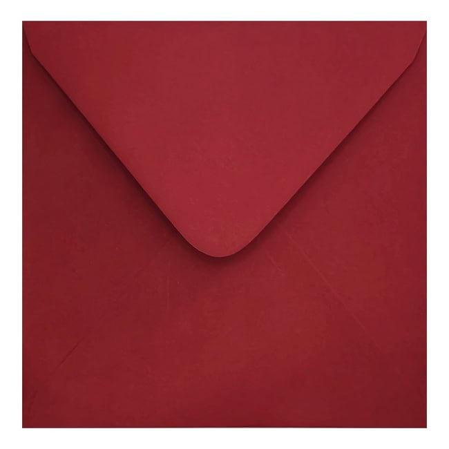 Clariana Dark Red Envelope 155mm Square Closed