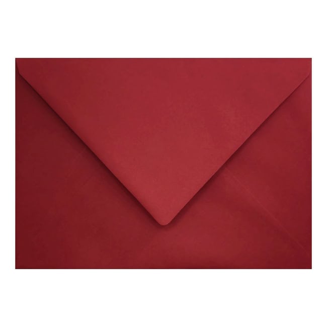Clariana Dark Red Envelope B6 Closed