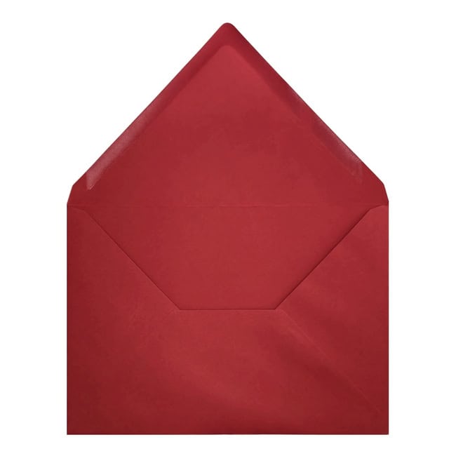 Clariana Dark Red Envelope B6 Open