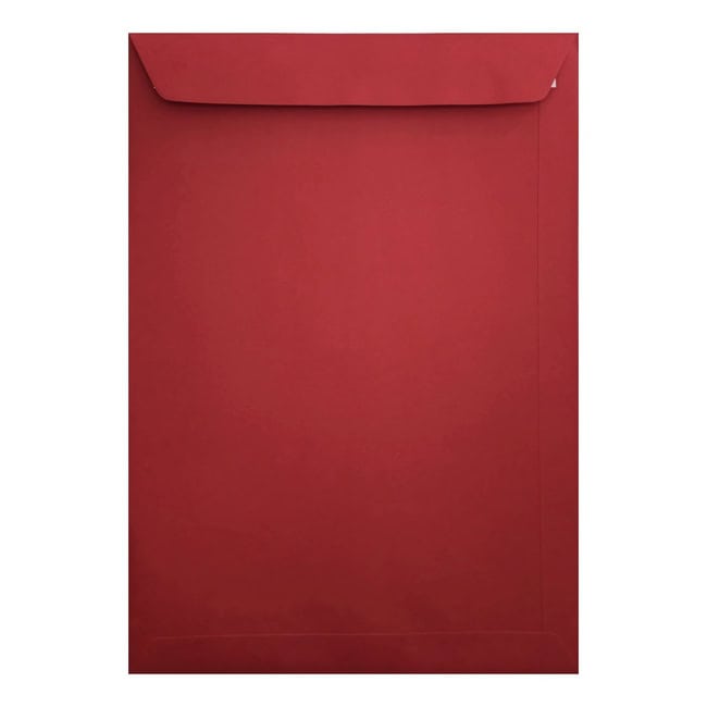 Clariana Dark Red Envelope C4 Pocket Closed
