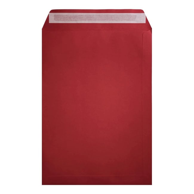 Clariana Dark Red Envelope C4 Pocket Open