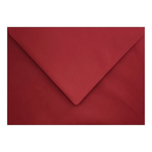 Clariana Dark Red Envelope C5 Closed