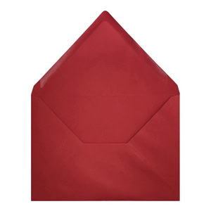 Clariana Dark Red Envelope C5 Open