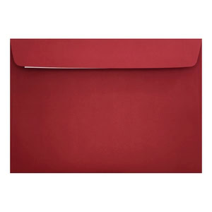 Clariana Dark Red Envelope C5 Wallet Closed