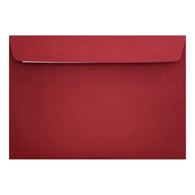 Clariana Dark Red Envelope C5 Wallet Closed