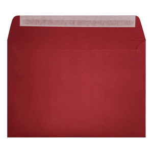 Clariana Dark Red Envelope C5 Wallet Open