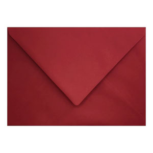 Clariana Dark Red Envelope C6 Closed