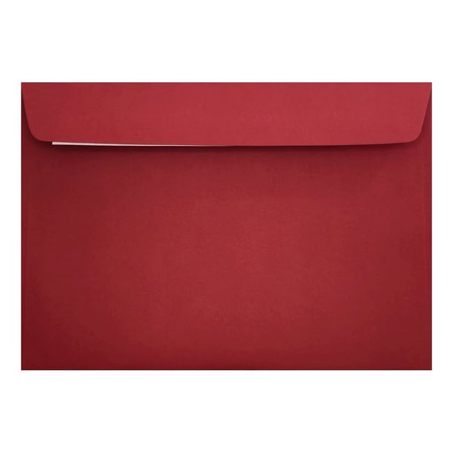 Clariana Dark Red Envelope C6 Wallet Closed