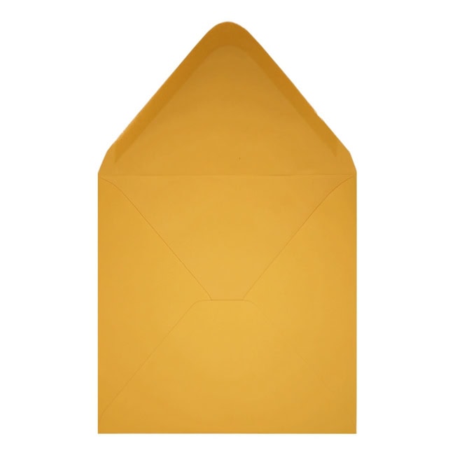 Clariana Dark Yellow Envelope 155mm Square Open