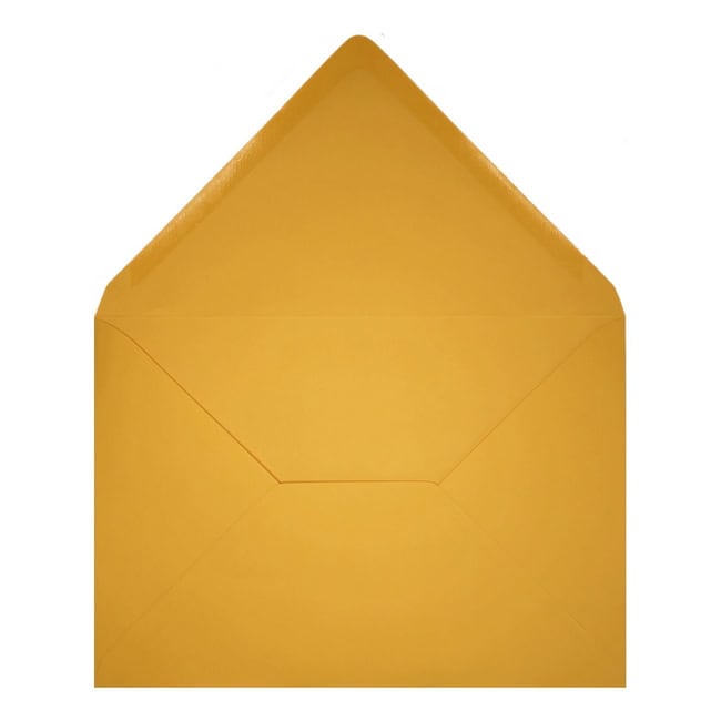 Clariana Dark Yellow Envelope 5x7 Open